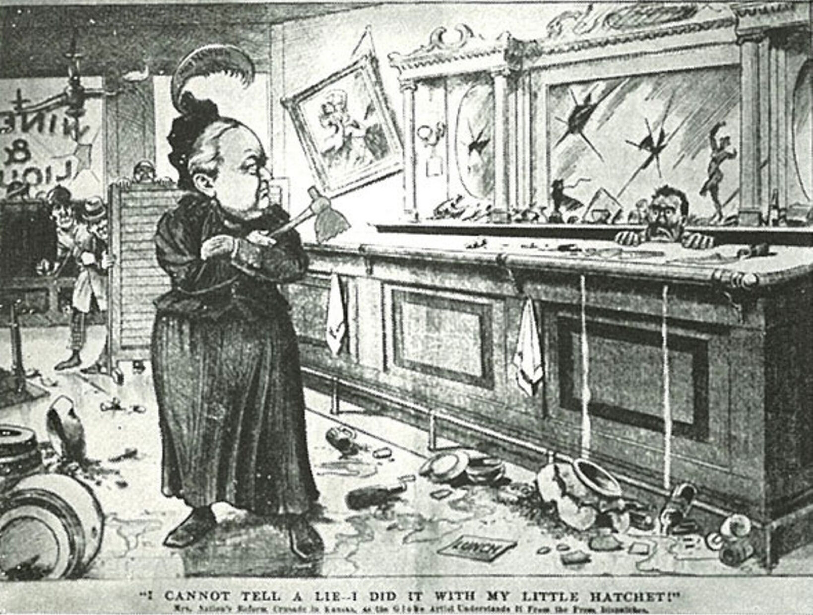 Tempestuous temperance activist visits north country